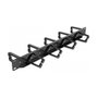 DeLOCK Panel de gestión de cables de 19 pulgadas con 9 ganchos 1U Negro