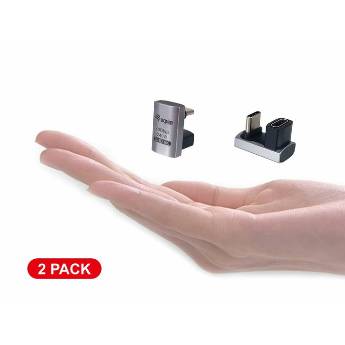 Equip Adaptador USB 4.0 a USB-C 40Gbps 240W PD (Pack de 2)