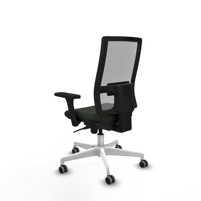PIQUERAS Y CRESPO Silla de oficina Horna con mecanismo Sincro, Negro y Gris PIQUERAS Y CRESPO Silla de oficina Horna con mecanismo Sincro, Negro y Gris