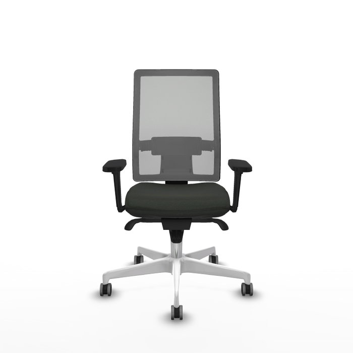 PIQUERAS Y CRESPO Silla de oficina Horna con mecanismo Sincro, Negro y Gris PIQUERAS Y CRESPO Silla de oficina Horna con mecanismo Sincro, Negro y Gris