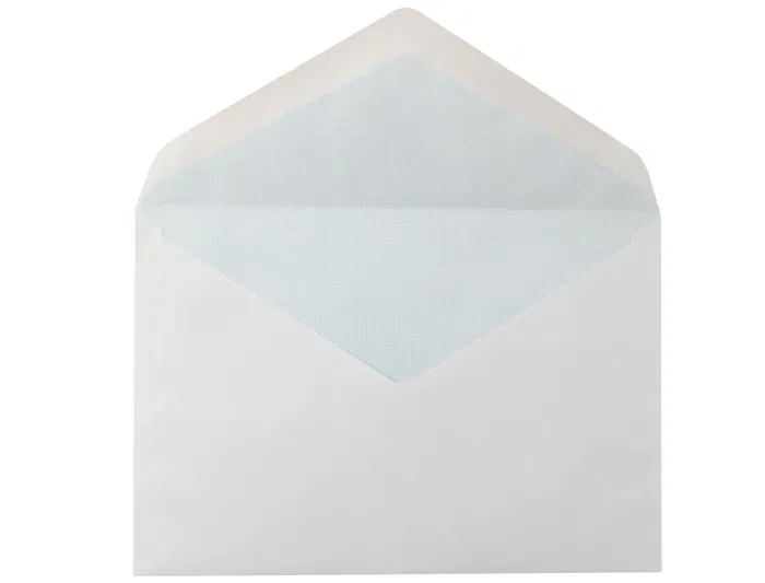 Liderpapel Sobre N.7 Blanco Comercial Normalizado 120x176mm Engomado Caja 500 Unidades