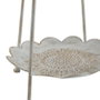 DKD Home Decor Bandeja de Decoración Mandala Blanco y Dorado Mlaya 32x32x60 cm