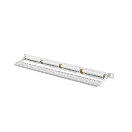 Lanberg Panel de Parches 24 Puertos Cat.6 UTP 0.5U Gris