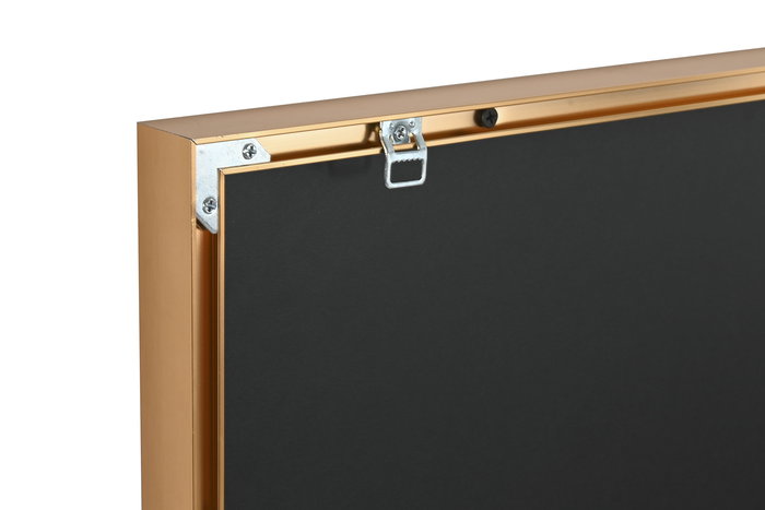 DKD Home Decor Cuadro Moderno Abstracto Naranja Blanco Dorado Terracota Aluminio MDF 80 x 120 x 3.5 cm (2 Unidades)