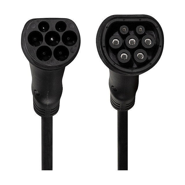 LogiLink Cable de carga para vehículo eléctrico Tipo 2, trifásico, 32 A, 22 kW, 10 m