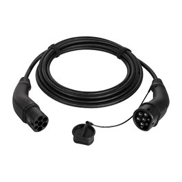 LogiLink Cable de carga para vehículo eléctrico Tipo 2, trifásico, 32 A, 22 kW, 10 m