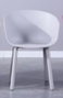 DKD Home Decor Silla PP Metal Gris Claro