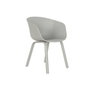 DKD Home Decor Silla PP Metal Gris Claro