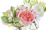 DKD Home Decor Planta Tela Cristal Surtido de 2 Colores (Pack de 12)