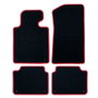 OCC Design Alfombrilla a Medida BMW E46 Cabrio (2000-2007) 5 PZ Rojo