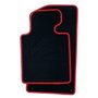 OCC Design Alfombrilla a Medida BMW E46 Cabrio (2000-2007) 5 PZ Rojo
