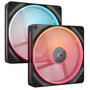 Corsair iCUE LINK LX140R RGB Ventilador 140mm Negro CO-9051052-WW (Pack de 2)
