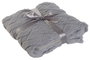 DKD Home Decor Manta Sofa Urban Diamond 2c24 Gris Claro Poliester 170 x 130 cm (2 Unidades)