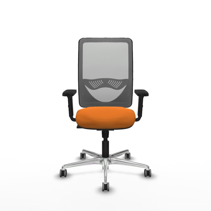 PIQUERAS Y CRESPO Silla de oficina Zulema Naranja y Gris PIQUERAS Y CRESPO Silla de oficina Zulema Naranja y Gris
