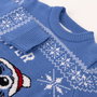 Jersey Unisex Stitch Infantil Navidad Azul