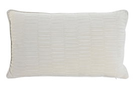 DKD Home Decor Set de 2 Cojines de Poliéster 50x30 cm, Crudo