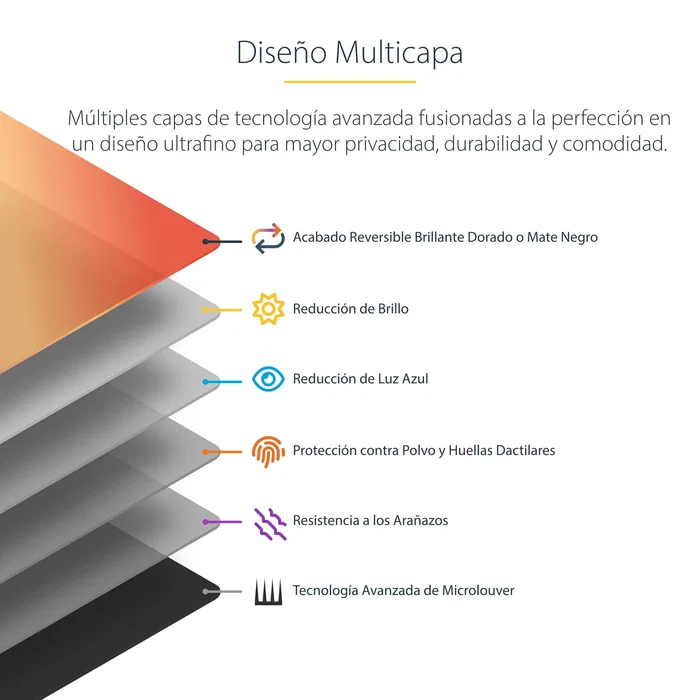 StarTech.com Filtro de Privacidad Doble Cara Dorado para MacBook Pro 16" Serie M (162MG-PRIVACY-SCREEN) - Antirreflectante, Filtro Luz Azul