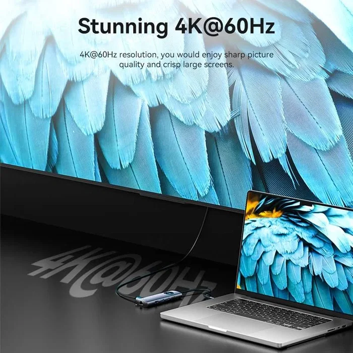 Vention Docking Station TQVHB USB-C 9 en 1 Gris Vention Docking Station TQVHB USB-C 9 en 1 Gris