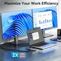 Vention Docking Station TQVHB USB-C 9 en 1 Gris