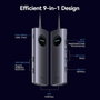Vention Docking Station USB Tipo-C TQVHB 9 en 1 con 2xHDMI 4K, 3xUSB, RJ45, Lector de Tarjetas y PD 100W - Gris