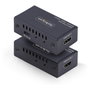 Startech 4k50ic-extend HDMI Extensor Audio/Video Transmisor y Receptor de Señales AV Negro