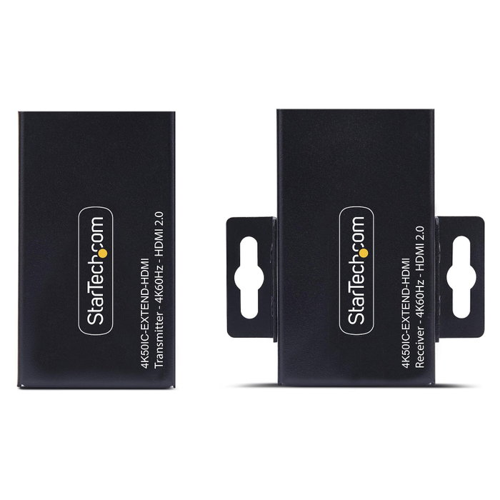 Startech 4k50ic-extend HDMI Extensor Audio/Video Transmisor y Receptor de Señales AV Negro