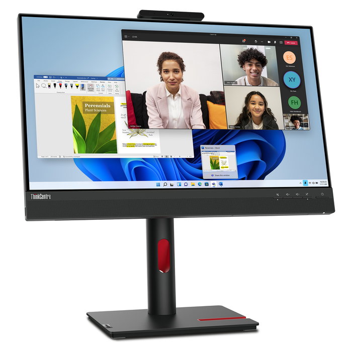 Lenovo Tiny-in-One 24 Gen 5 Monitor 23.8" 1920x1080 FHD IPS 60Hz Pantalla Táctil Negro