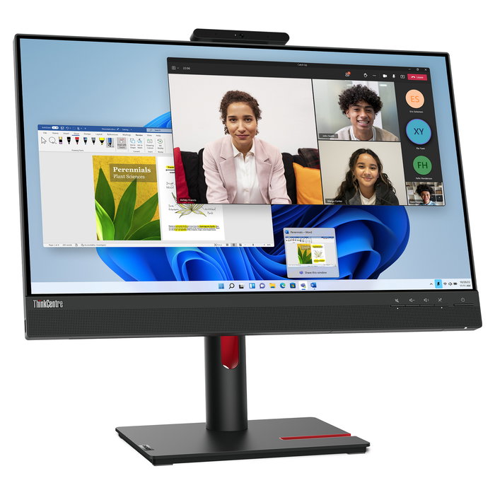 Lenovo Tiny-in-One 24 Gen 5 Monitor 23.8" 1920x1080 FHD IPS 60Hz Pantalla Táctil Negro