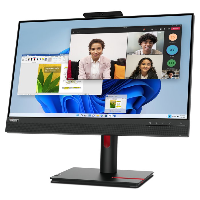 Lenovo Tiny-in-One 24 Gen 5 Monitor 23.8" 1920x1080 FHD IPS 60Hz Pantalla Táctil Negro