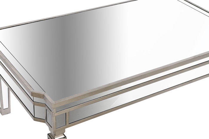 DKD Home Decor Glam 23 Mesa Centro Glam Plateado 108 x 61 x 44 cm DKD Home Decor Glam 23 Mesa Centro Glam Plateado 108 x 61 x 44 cm