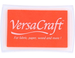 Tsukineko Almohadilla de tinta VERSACRAFT color tangerina 95x65mm
