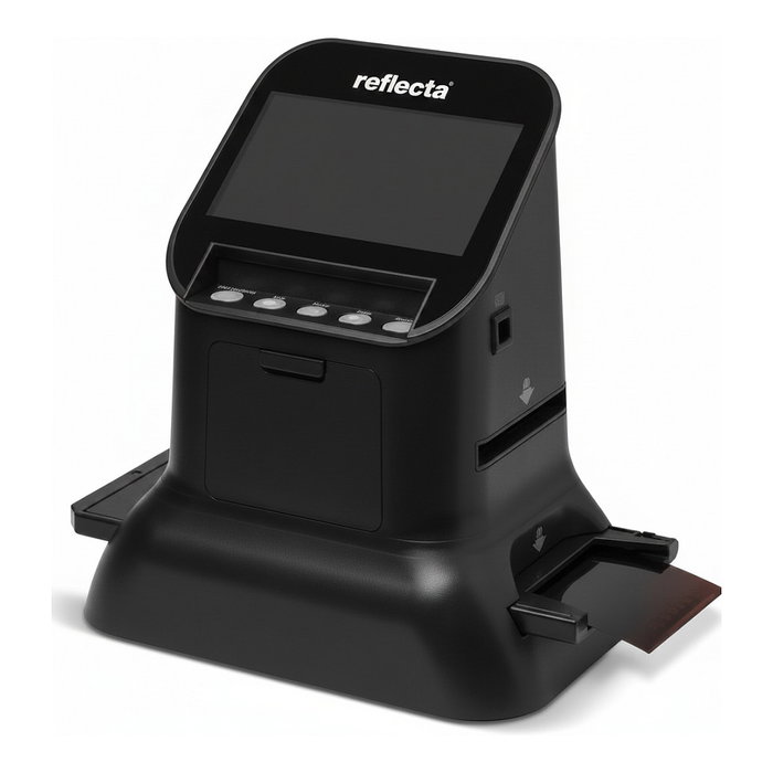 Reflecta x66-Scan Escáner de Fotografías, Sensor CMOS 14 MP, Resolución 4584 x 3056 Píxeles, Pantalla LCD 4.3", USB 2.0, Negro