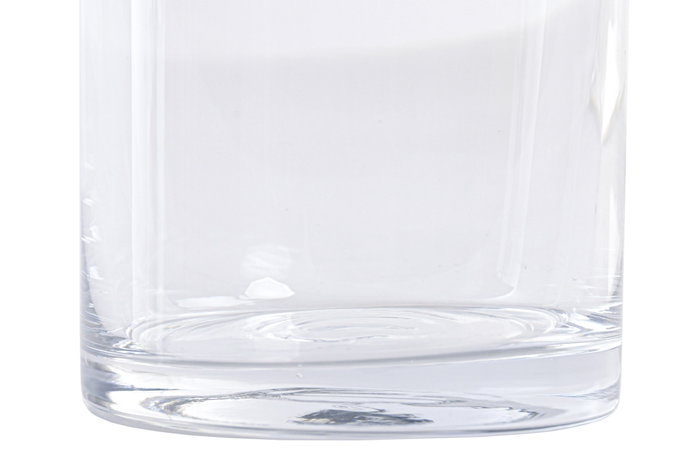 DKD Home Decor Jarrón de Cristal Transparente 10x10x30 cm