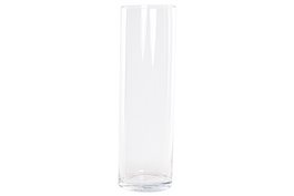 DKD Home Decor Jarrón de Cristal Transparente 10x10x30 cm