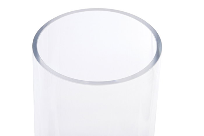 DKD Home Decor Jarrón de Cristal Transparente 10x10x30 cm