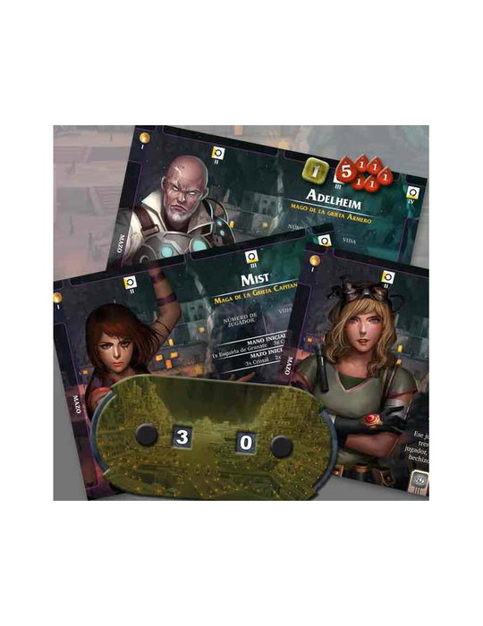 Sd Games - Aeon's End: Juego de Mesa Cooperativo + Expansiones Las Profundidades y Los Sin Nombre | Construcción de Mazos | 1-4 Jugadores | 60 Min | Edad 14+ | En Español