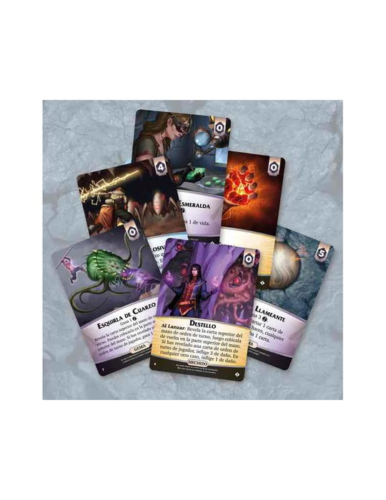 Sd Games - Aeon's End: Juego de Mesa Cooperativo + Expansiones Las Profundidades y Los Sin Nombre | Construcción de Mazos | 1-4 Jugadores | 60 Min | Edad 14+ | En Español