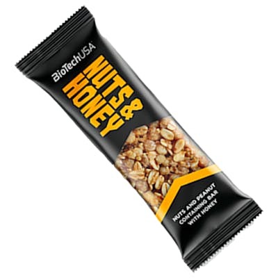 BIOTECHUSA Nuts & Honey Nueces-Cacahuete Con Miel, Paquete de 28 Unidades de 35G BIOTECHUSA Nuts & Honey Nueces-Cacahuete Con Miel, Paquete de 28 Unidades de 35G