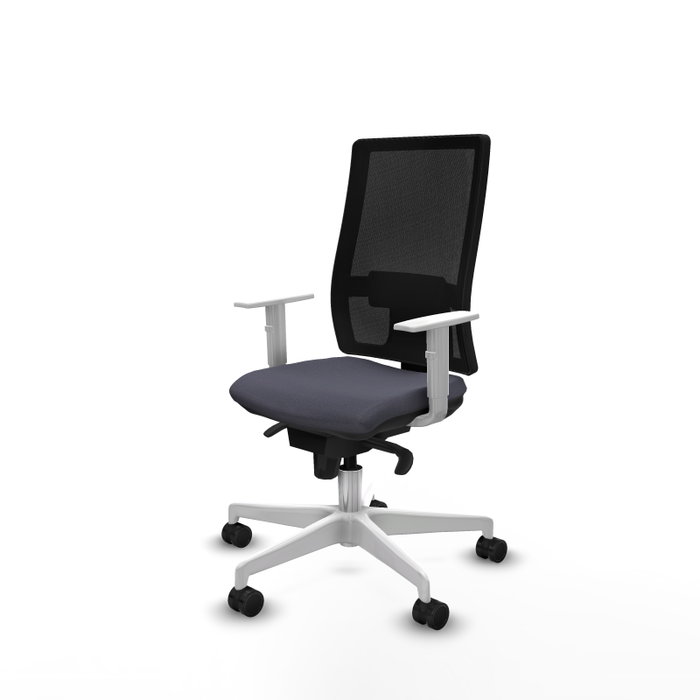 PIQUERAS Y CRESPO Silla de oficina Horna con mecanismo Sincro, Gris oscuro y Negro PIQUERAS Y CRESPO Silla de oficina Horna con mecanismo Sincro, Gris oscuro y Negro