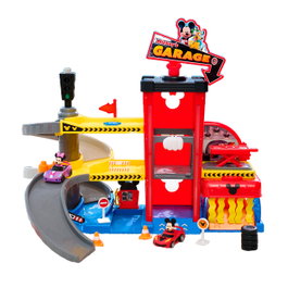 JUST PLAY Disney Mickey Mouse Ready To Race Garaje 3 pisos con luces y sonidos para niños +3 años 38874