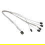 Supermicro MiniSAS HD to 4 SATA 50/50/60/70cm Cable