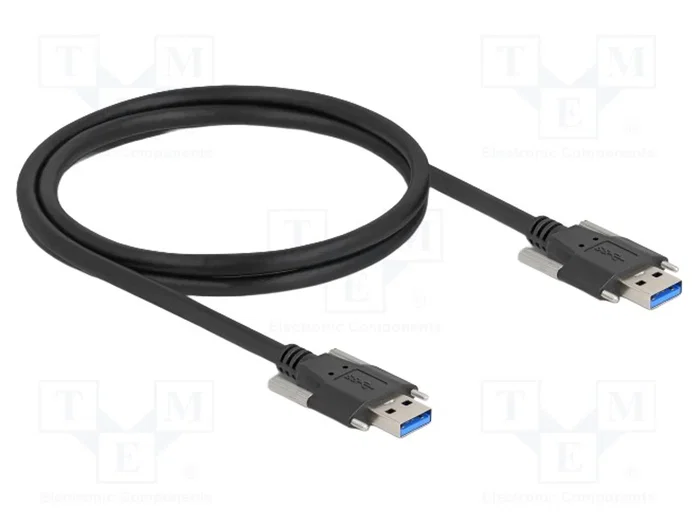 DeLOCK 80998 Cable USB 3.2 Gen 1 Tipo-A a Tipo-A 1 m Negro DeLOCK 80998 Cable USB 3.2 Gen 1 Tipo-A a Tipo-A 1 m Negro