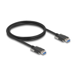 DeLOCK Cable USB 3.2 Gen 1 de 1 m Tipo-A a Tipo-A Negro