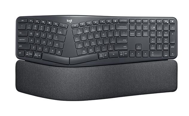 Logitech ERGO K860 Teclado Ergonómico Inalámbrico QWERTZ Grafito