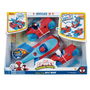 Vehiculo spidey team split racer 3 en 1. lanza 2 vehiculos y dardos. 36x10.8x27.94 cm