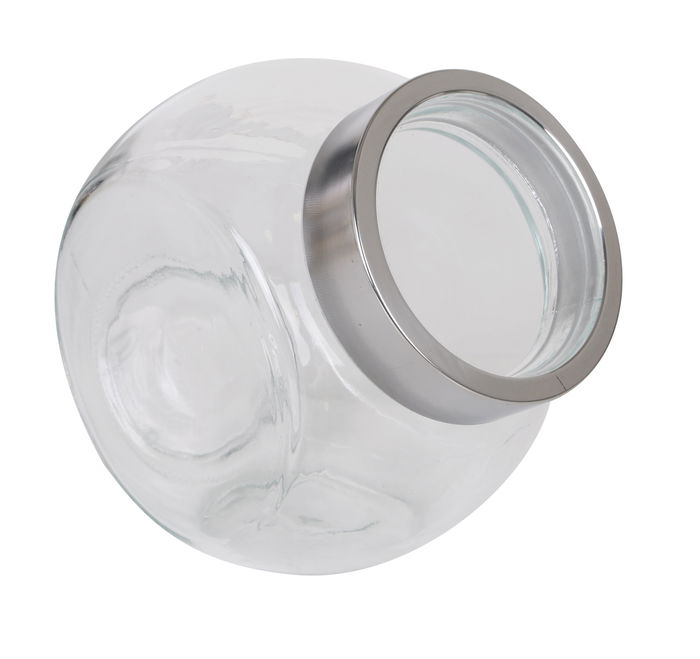 Anna Tarro Vidrio 1500Ml Con 2 Posiciones, Dimensiones 12 Cm Ancho X 16.5 Cm Alto X 16 Cm Largo (12 Unidades)