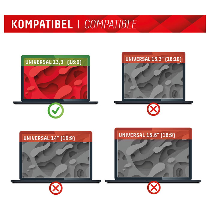 Displex Privacy Safe 01760 Filtro de Privacidad Magnético 2 Vías 13.3" 16:9 para Laptop, Antirreflejo, Antideslumbrante, Protección Luz Azul 98%, Compatible Táctil, 5H Displex Privacy Safe 01760 Filtro de Privacidad Magnético 2 Vías 13.3" 16:9 para Laptop, Antirreflejo, Antideslumbrante, Protección Luz Azul 98%, Compatible Táctil, 5H