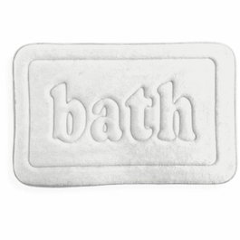Today Alfombra de baño de espuma viscoelástica Blanco 40 x 60 cm