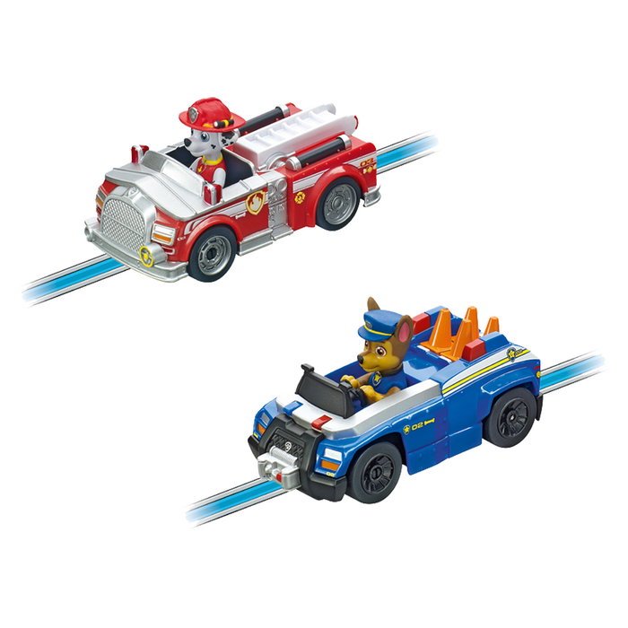 Carrera First Pista de Carreras Paw Patrol con Chase y Marshall, 2,4 m