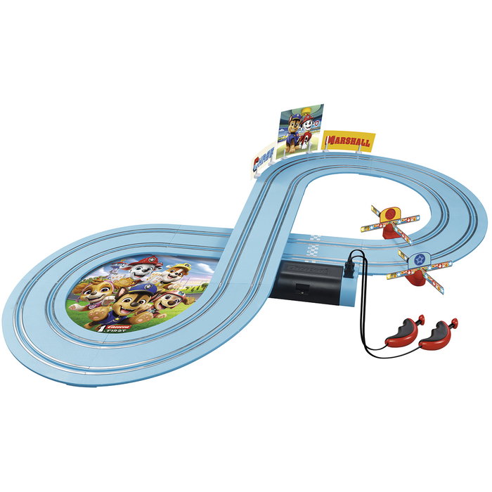 Carrera First Pista de Carreras Paw Patrol con Chase y Marshall, 2,4 m